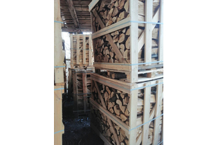 Дрова осиновые, колотые на поддоне коробах - 1,5 м.куб.