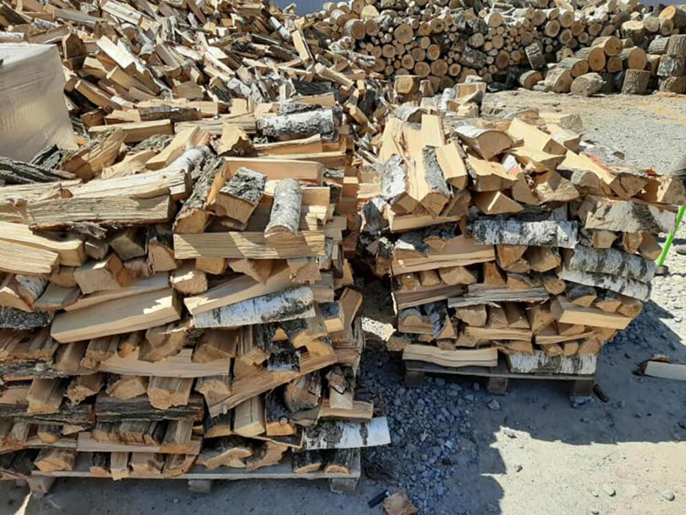 Вид березовых дров по 1 м.куб.